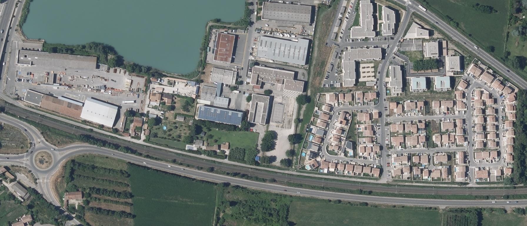Vue aérienne de CFA CHAMBRE DES METIERS VAUCLUSE