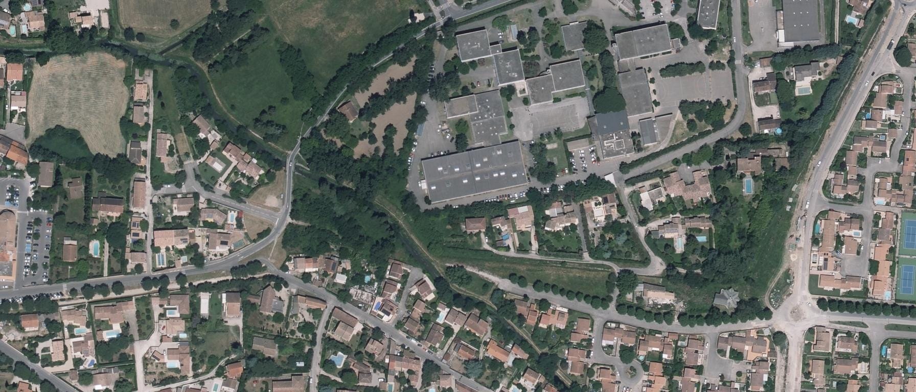 Vue aérienne de GRETA-CFA Vaucluse - Lycée professionnel Argensol