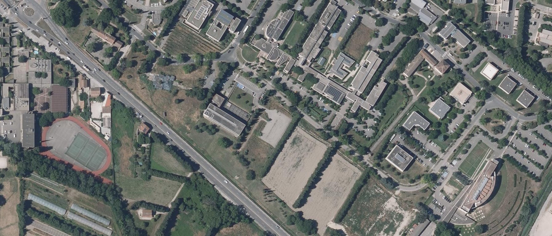 Vue aérienne de IFSI du Gipes d'Avignon