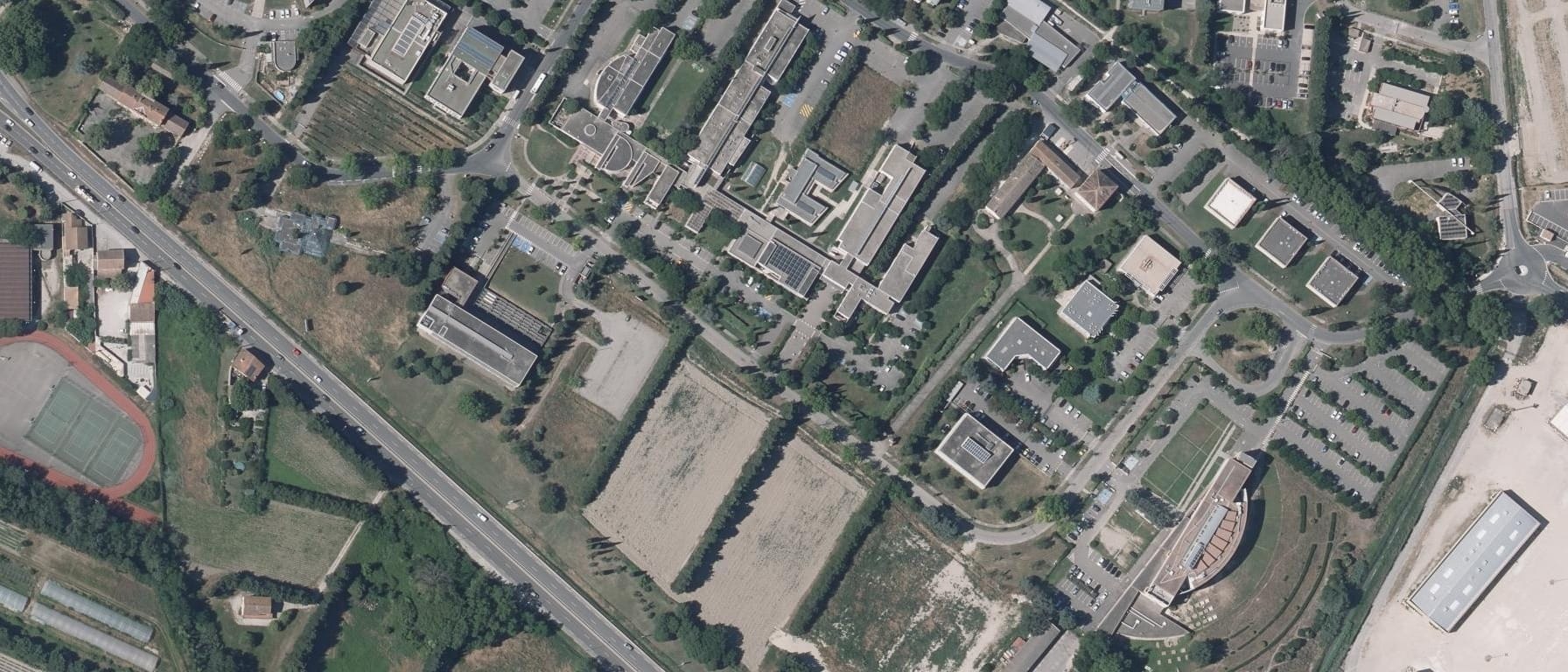 Vue aérienne de I.U.T. d'Avignon