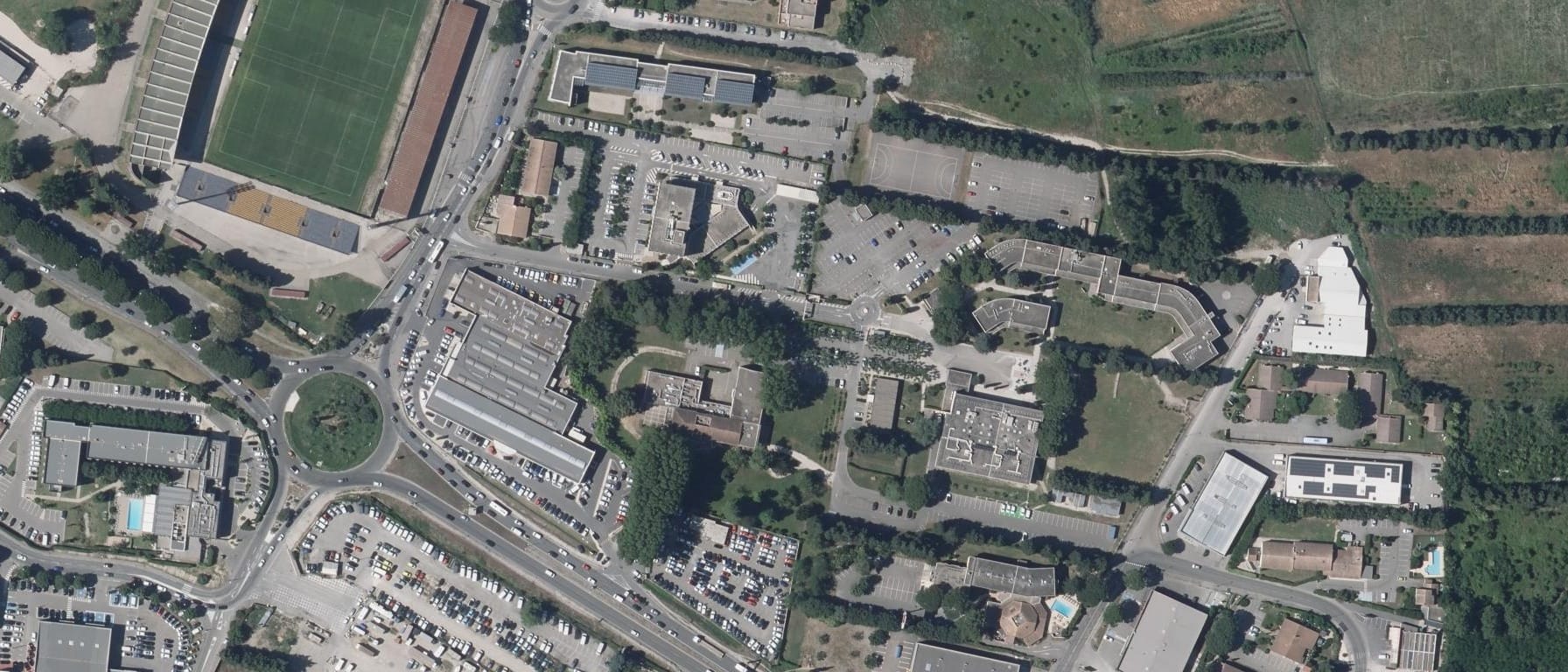 Vue aérienne de KEDGE BUSINESS SCHOOL - Site d'Avignon