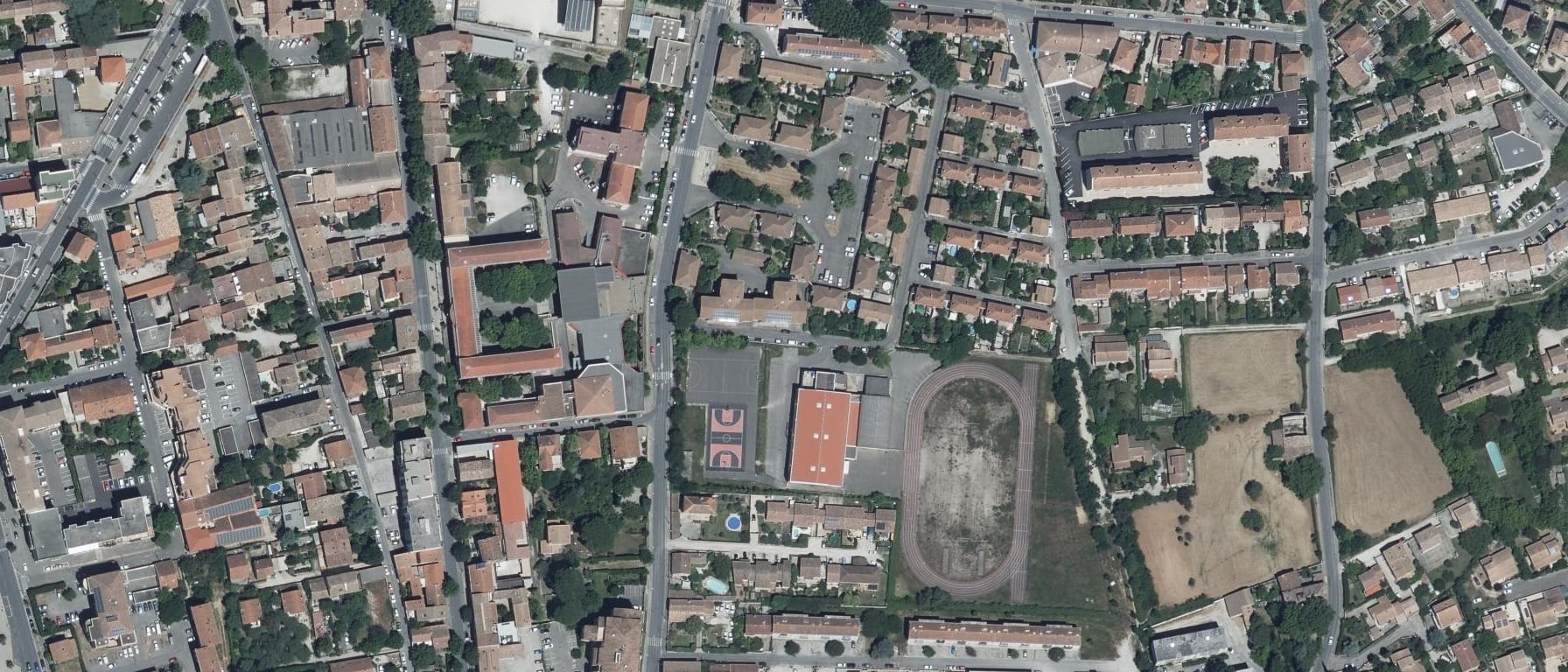 Vue aérienne de GRETA-CFA Vaucluse - Site Robert Lacoste - Carpentras