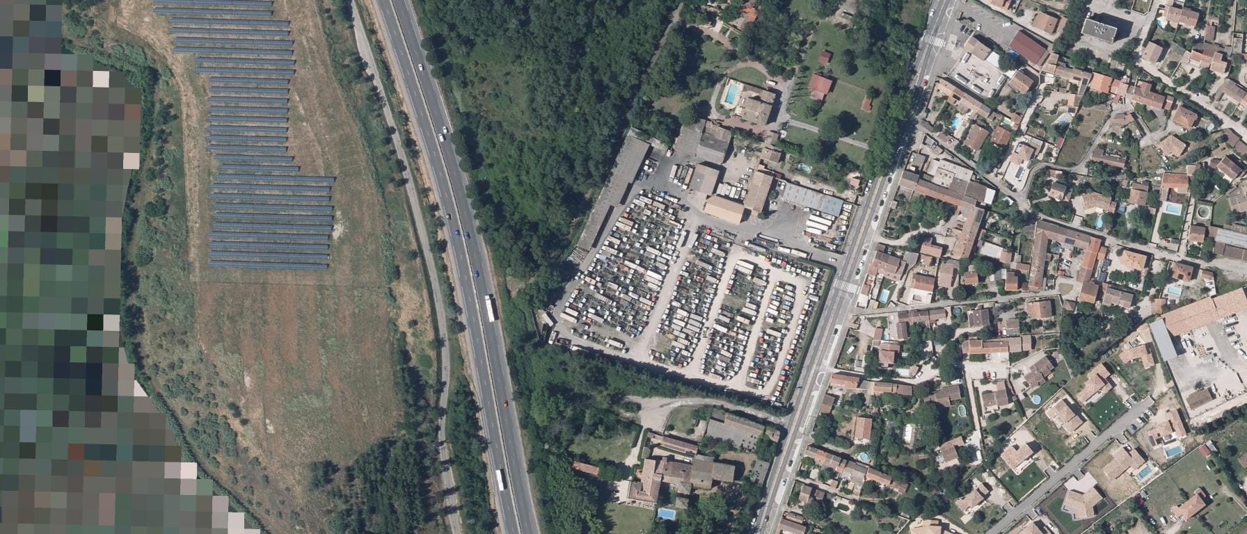 Vue aérienne de AFTRAL-ISTELI SORGUES-AVIGNON