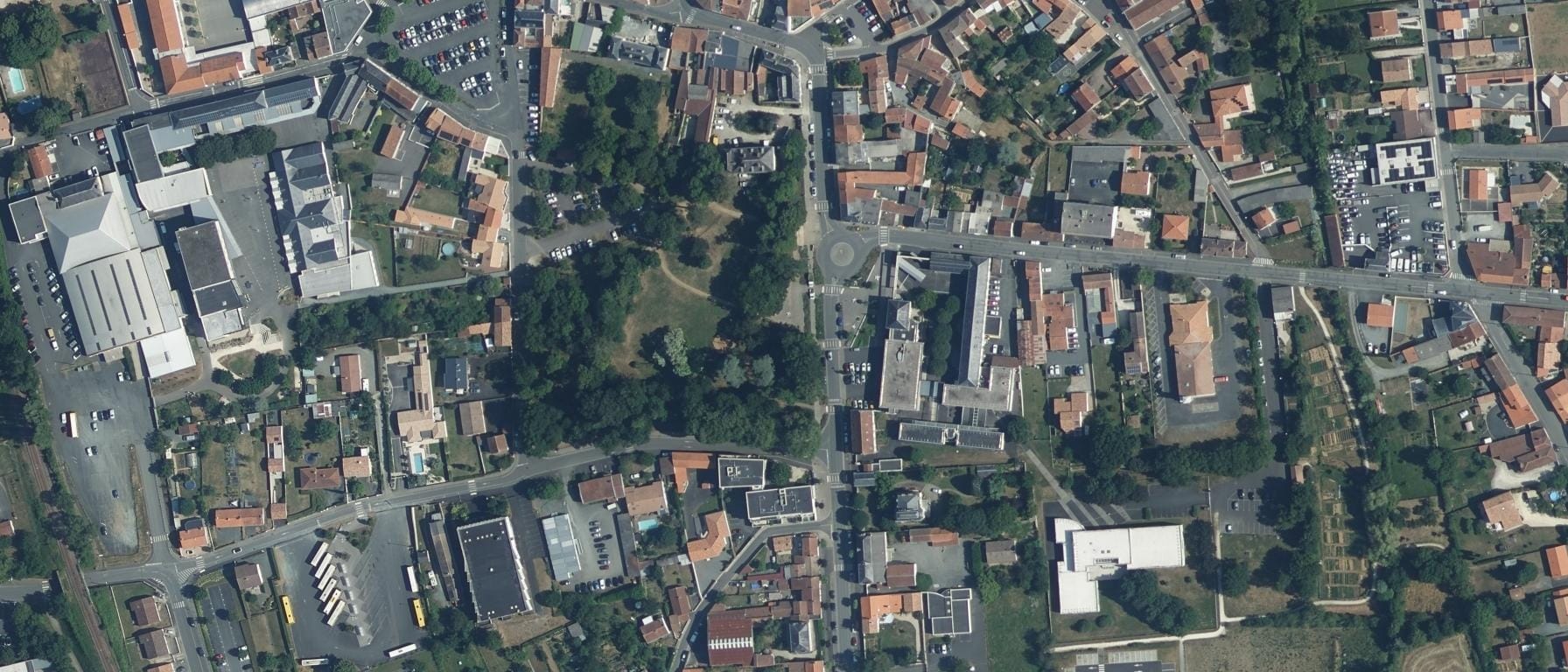 Vue aérienne de Lycée Georges CLEMENCEAU