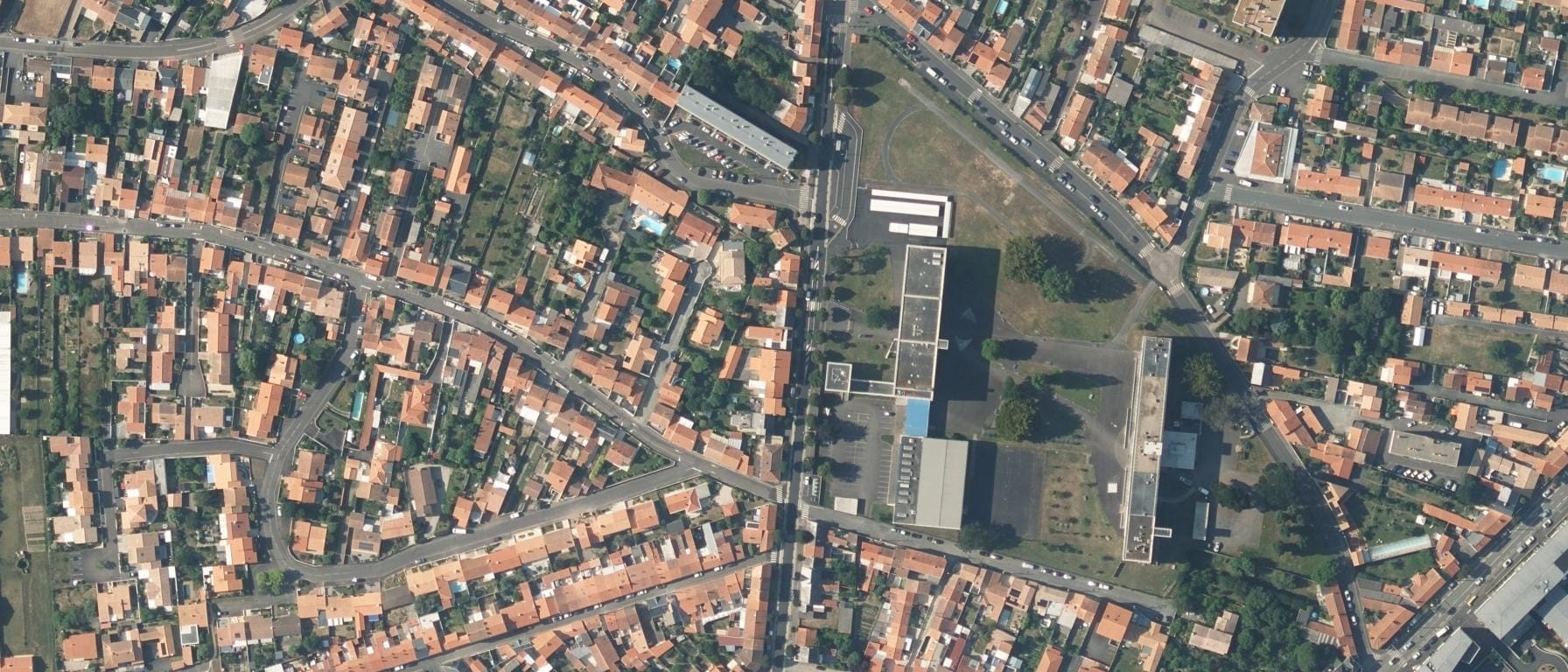 Vue aérienne de LGT Savary de Mauléon