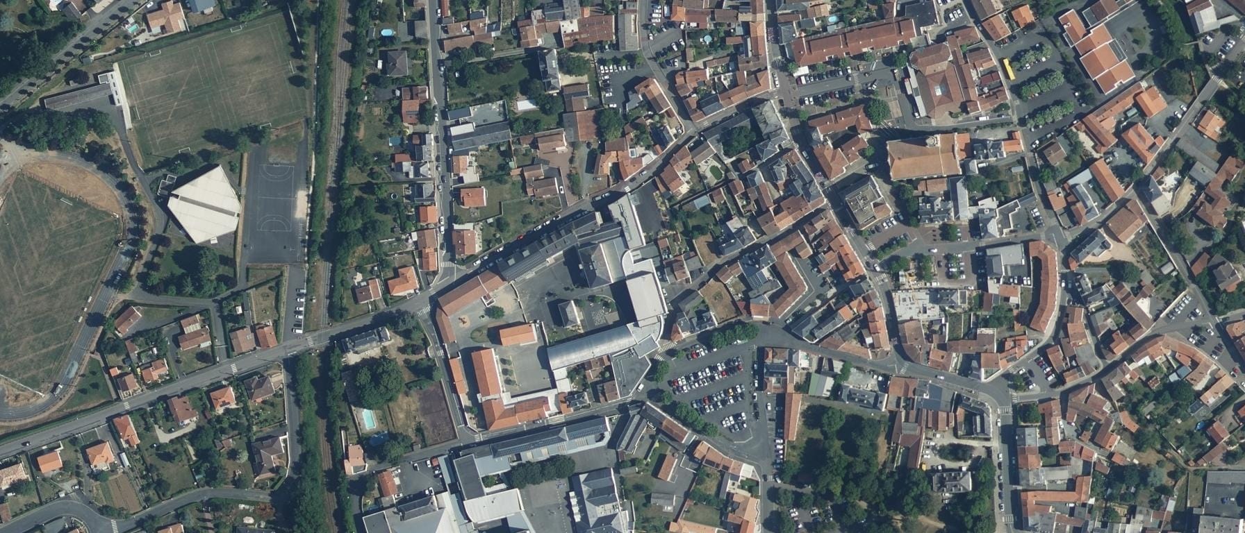 Vue aérienne de Lycée Sainte Marie