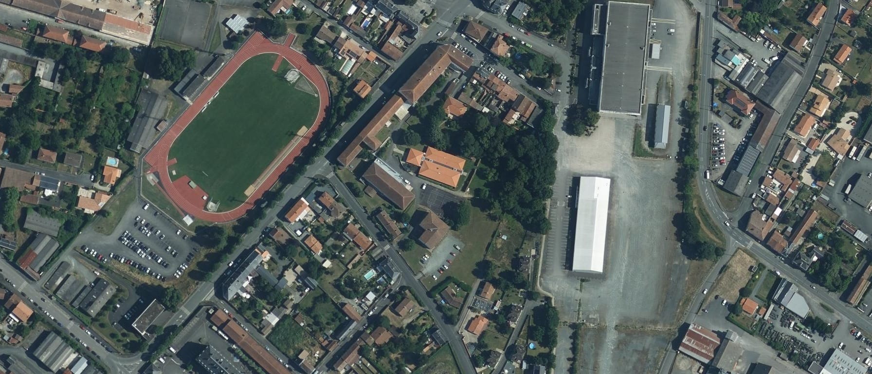 Vue aérienne de Lycée agricole Bel Air