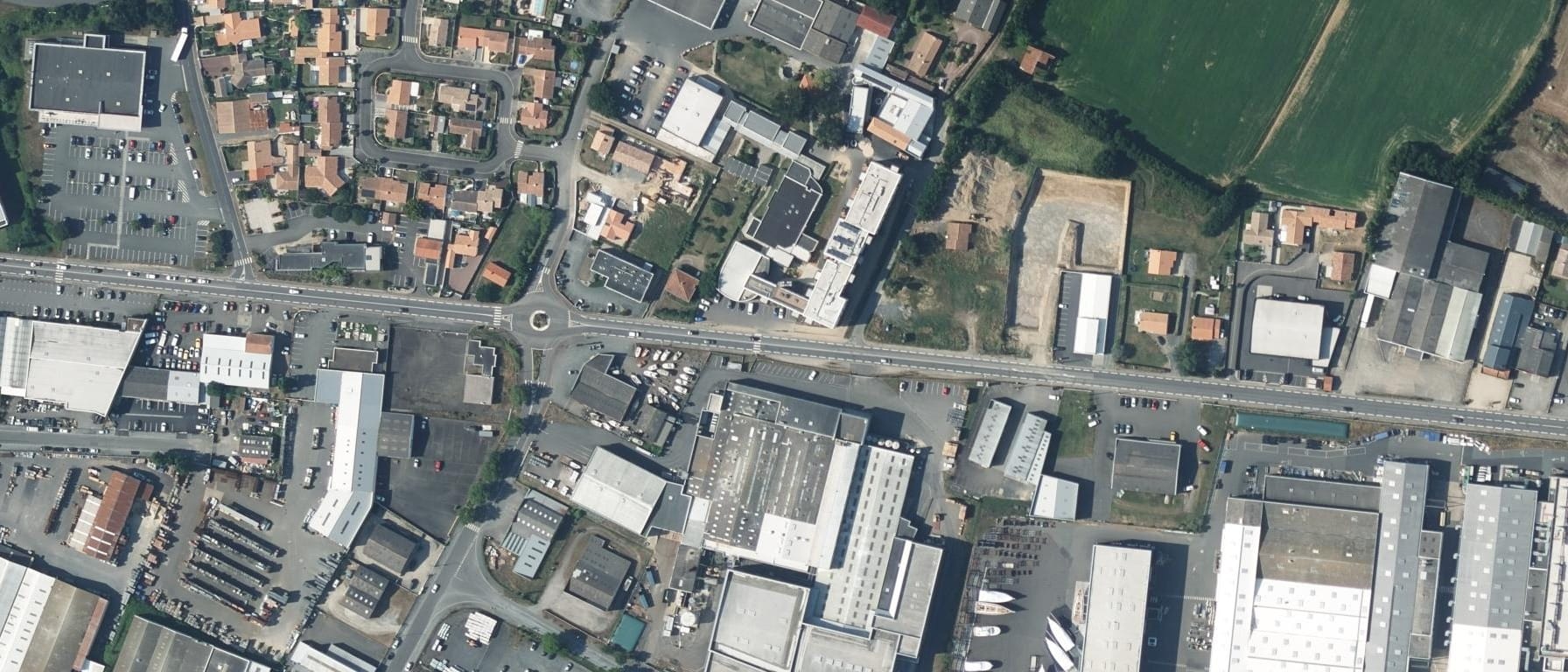 Vue aérienne de CFA des MFR 85 - site de St Gilles Croix de Vie