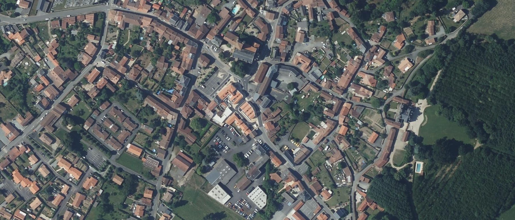 Vue aérienne de CFA des MFR 85-Mouilleron Saint-Germain
