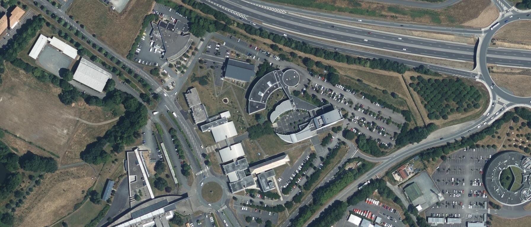 Vue aérienne de INSPE La Roche-sur-Yon