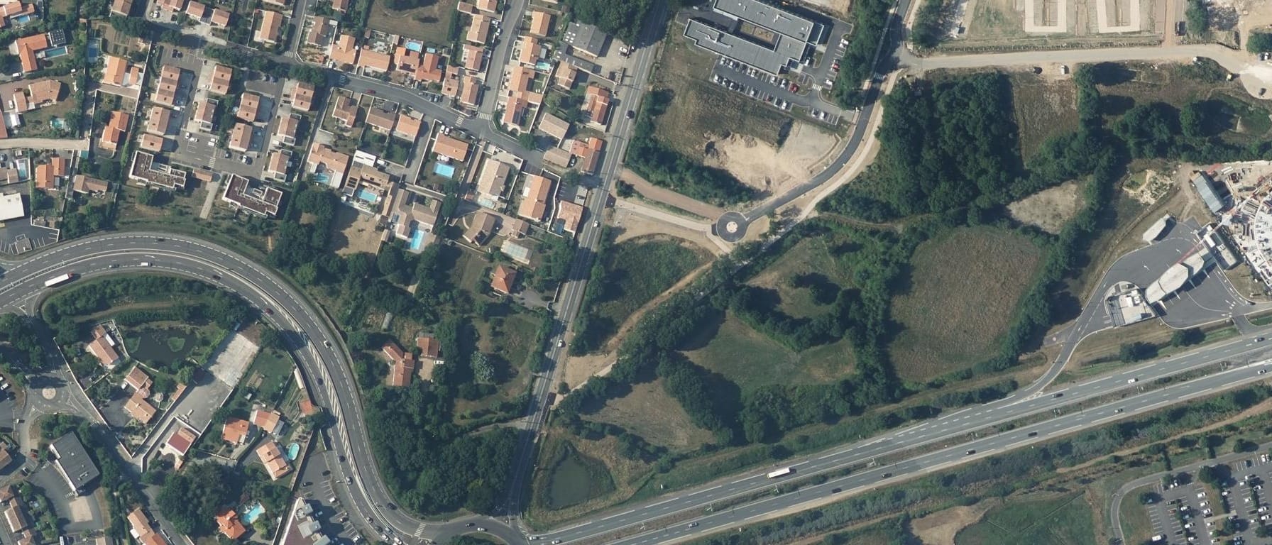 Vue aérienne de CFA des MFR 85 - site de Château d'Olonne