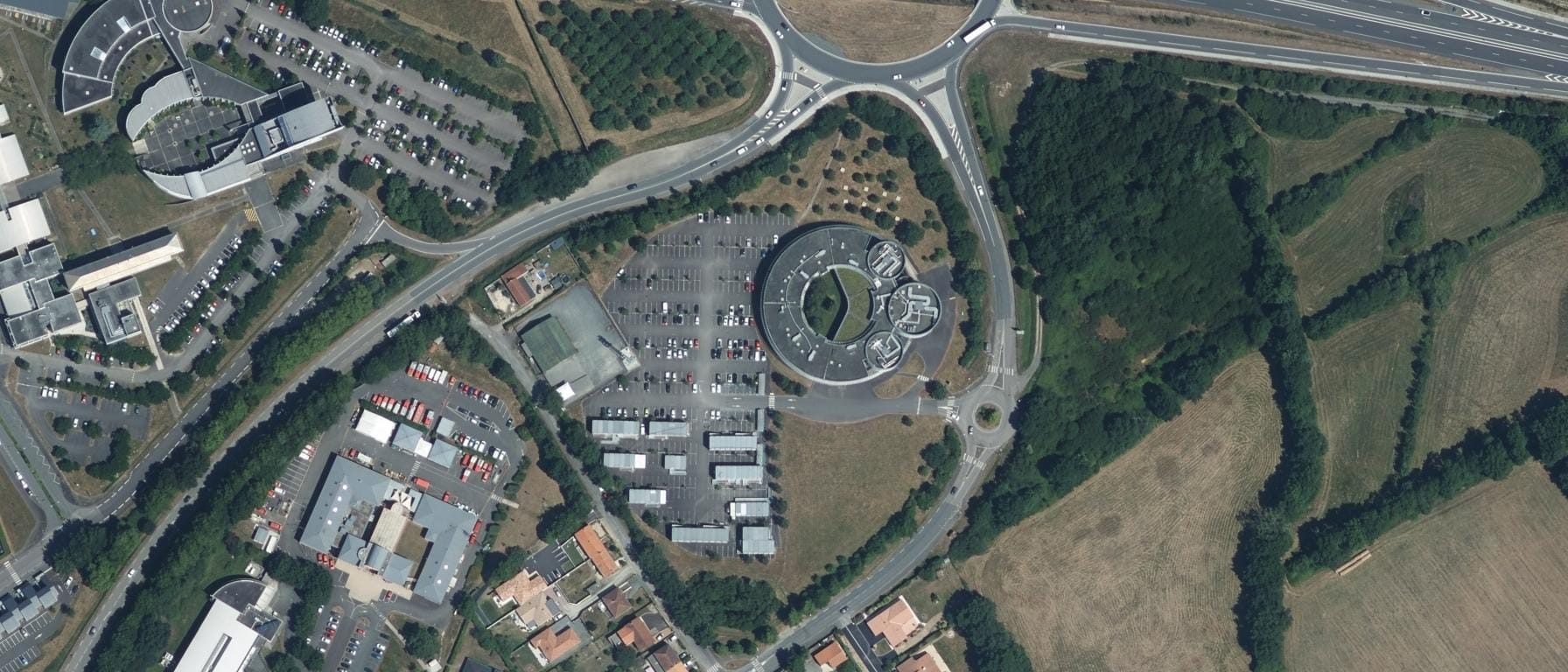 Vue aérienne de IFSI CH LA ROCHE-SUR-YON