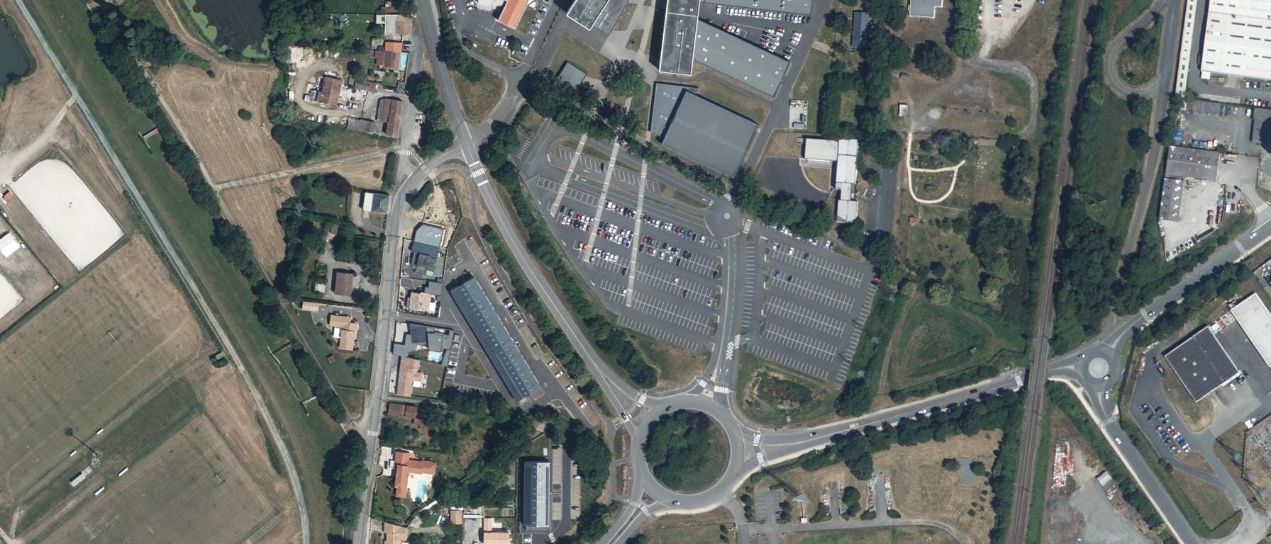 Vue aérienne de LGT PRIVE SAINT-FRANCOIS D'ASSISE