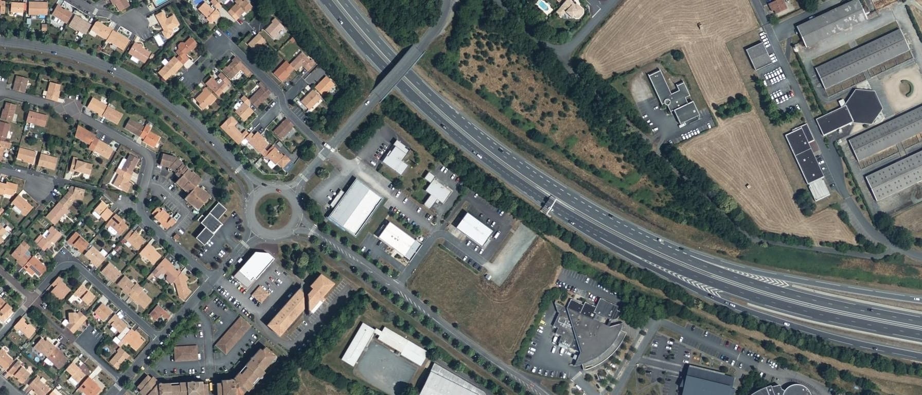 Vue aérienne de Site de formation d'apprentis de l'Insitut Supérieur de la Formation - ISFFEL - La Roche-sur-Yon