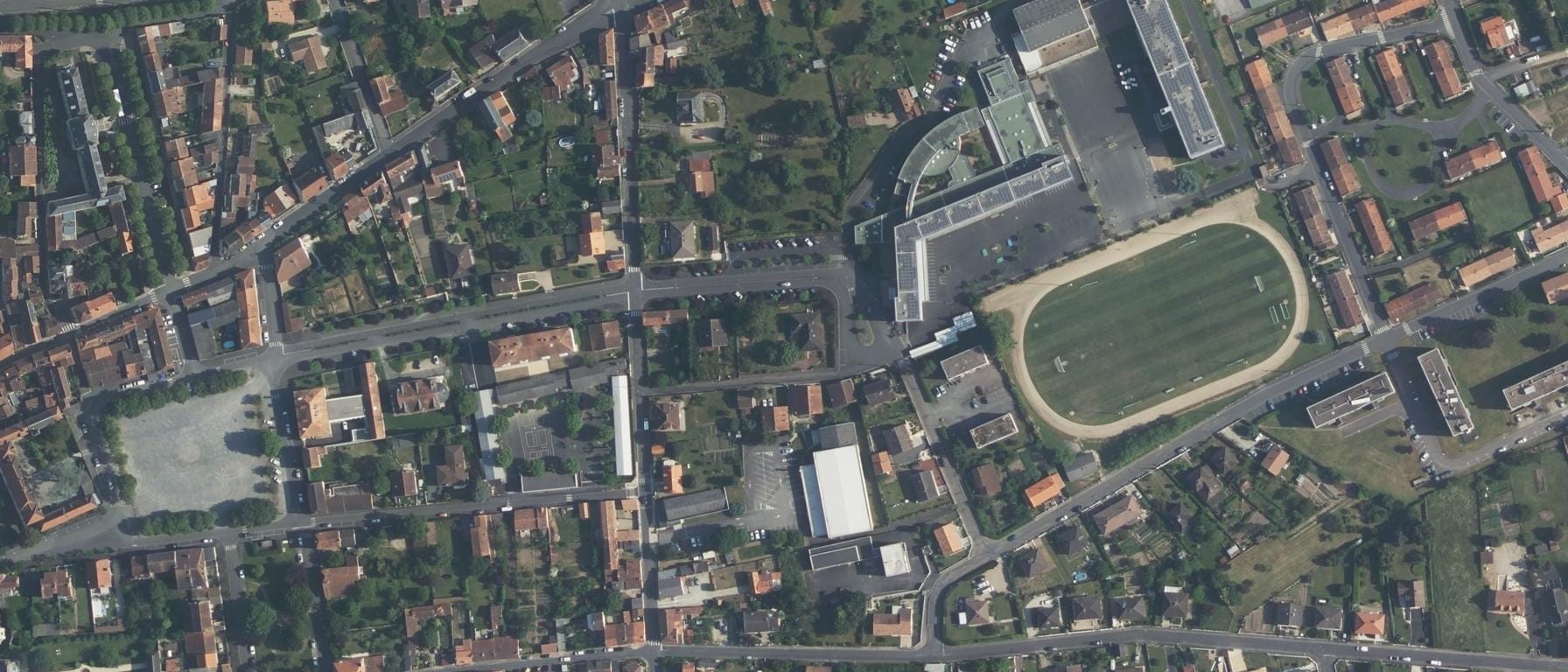 Vue aérienne de Lycée Jean Moulin