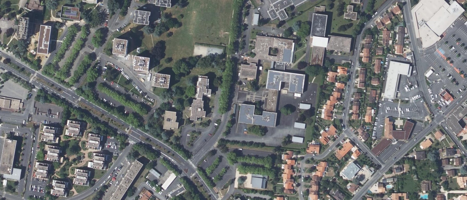 Vue aérienne de Lycée Aliénor d' Aquitaine