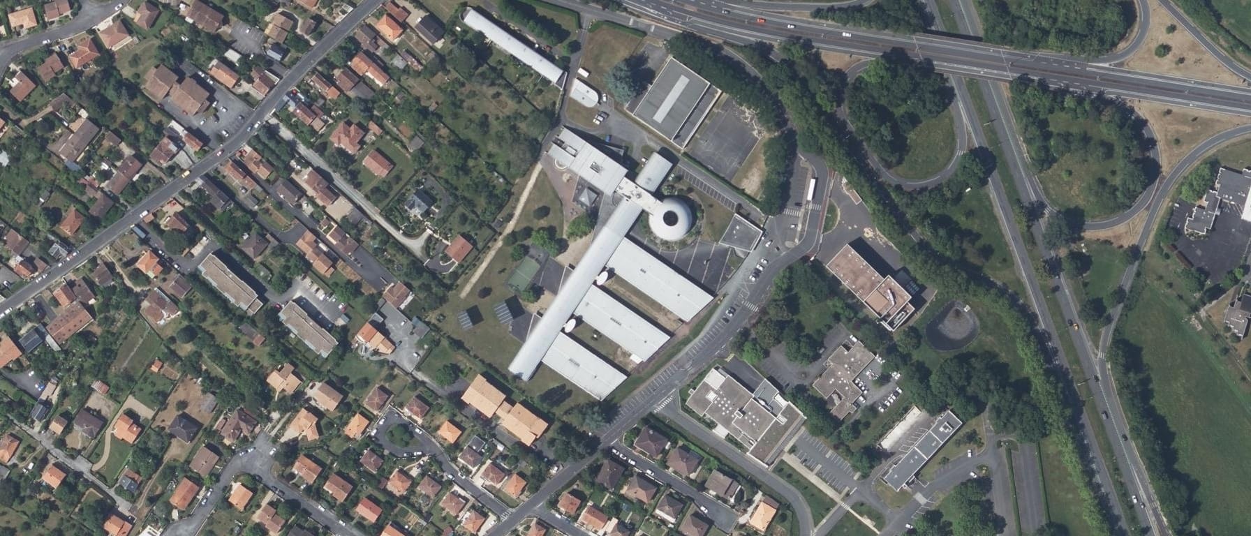 Vue aérienne de Lycée professionnel Le Dolmen