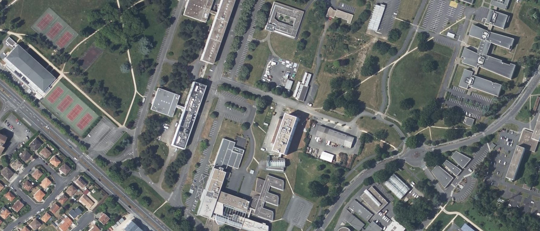 Vue aérienne de IFSI CHU Poitiers