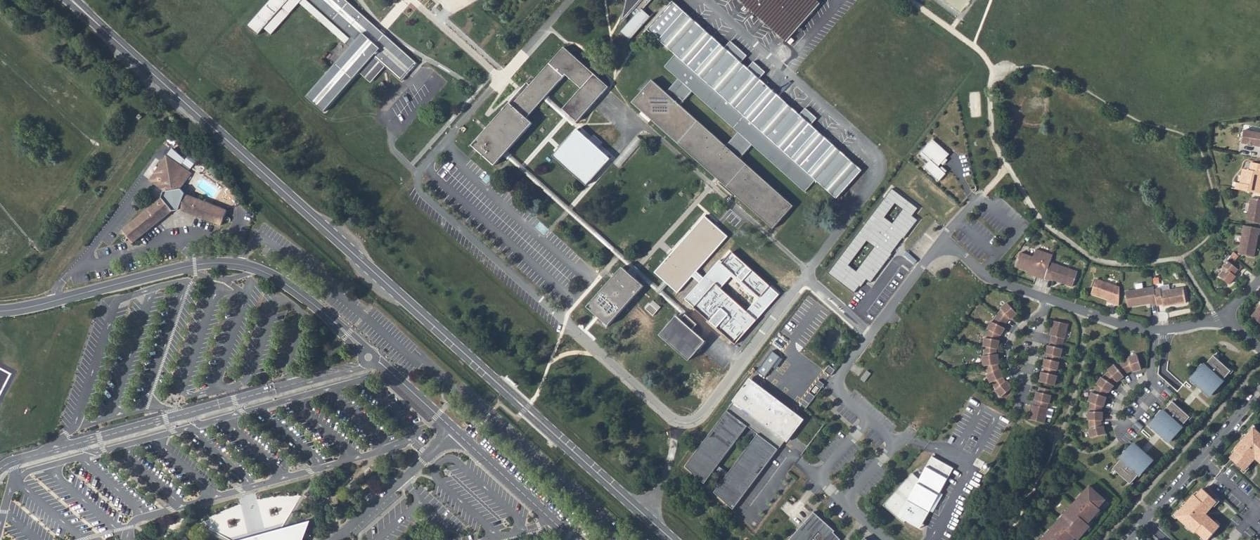Vue aérienne de I.U.T. Poitiers