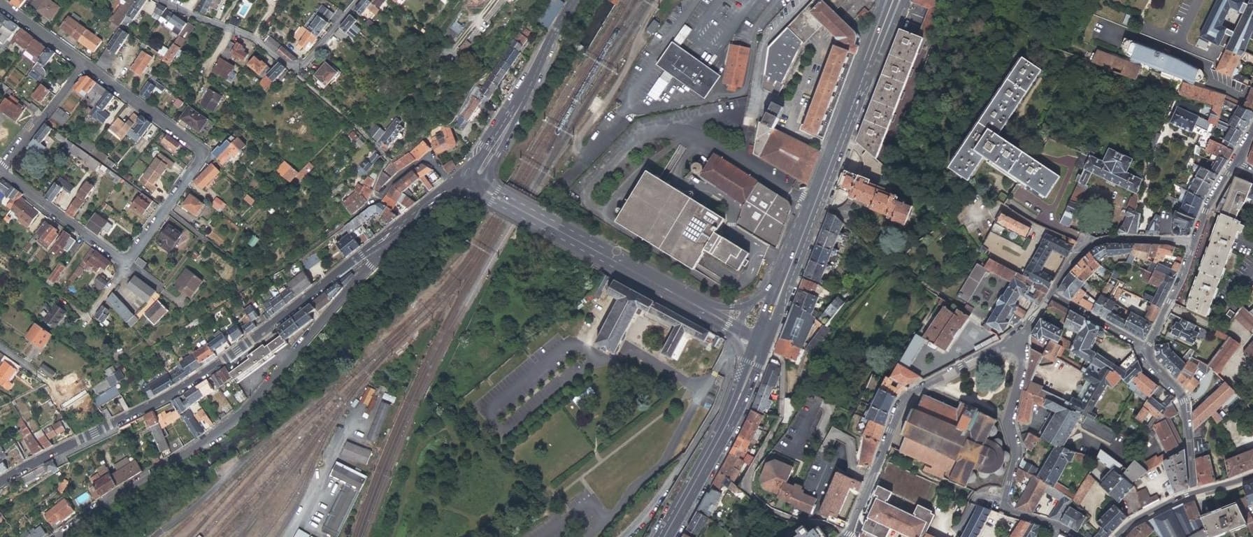 Vue aérienne de IRTS POITOU CHARENTES