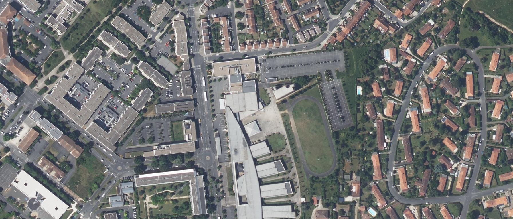 Vue aérienne de Lycée St Jacques de Compostelle