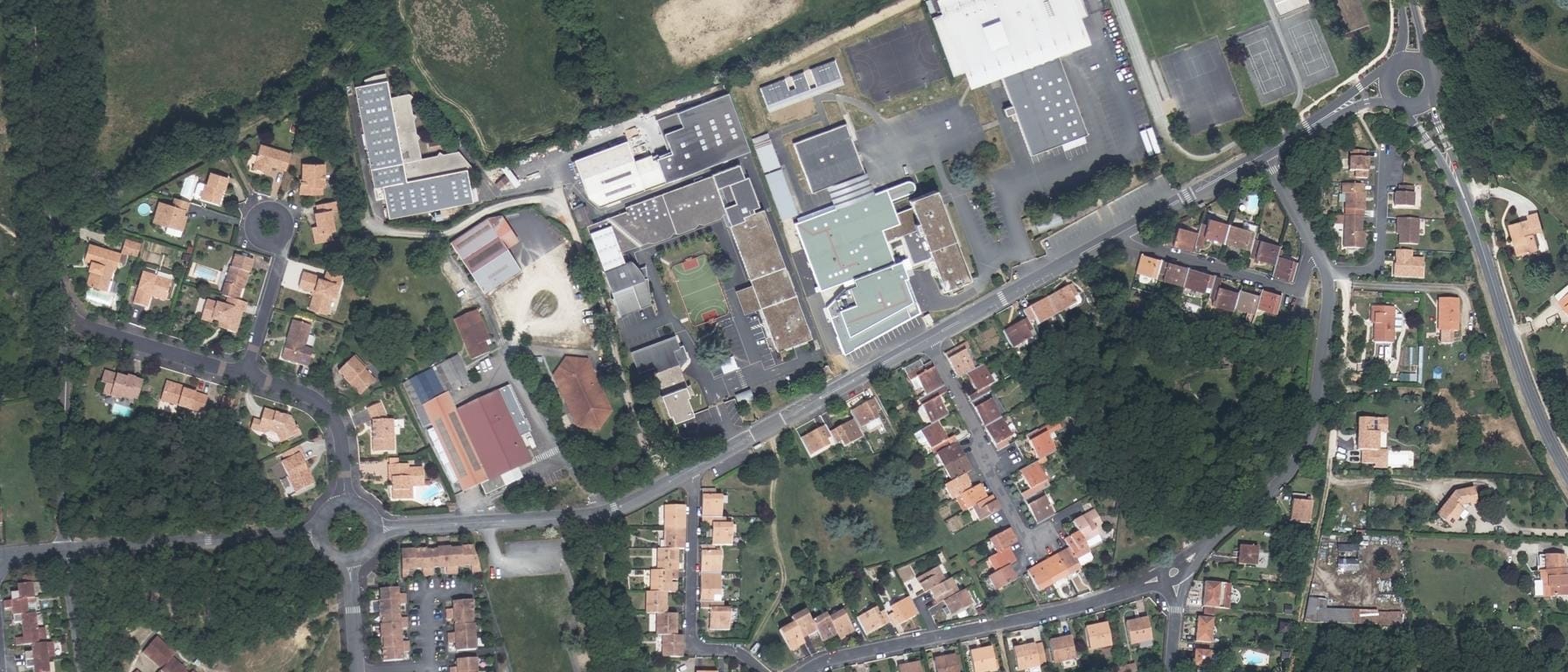 Vue aérienne de BTP CFA de la Vienne