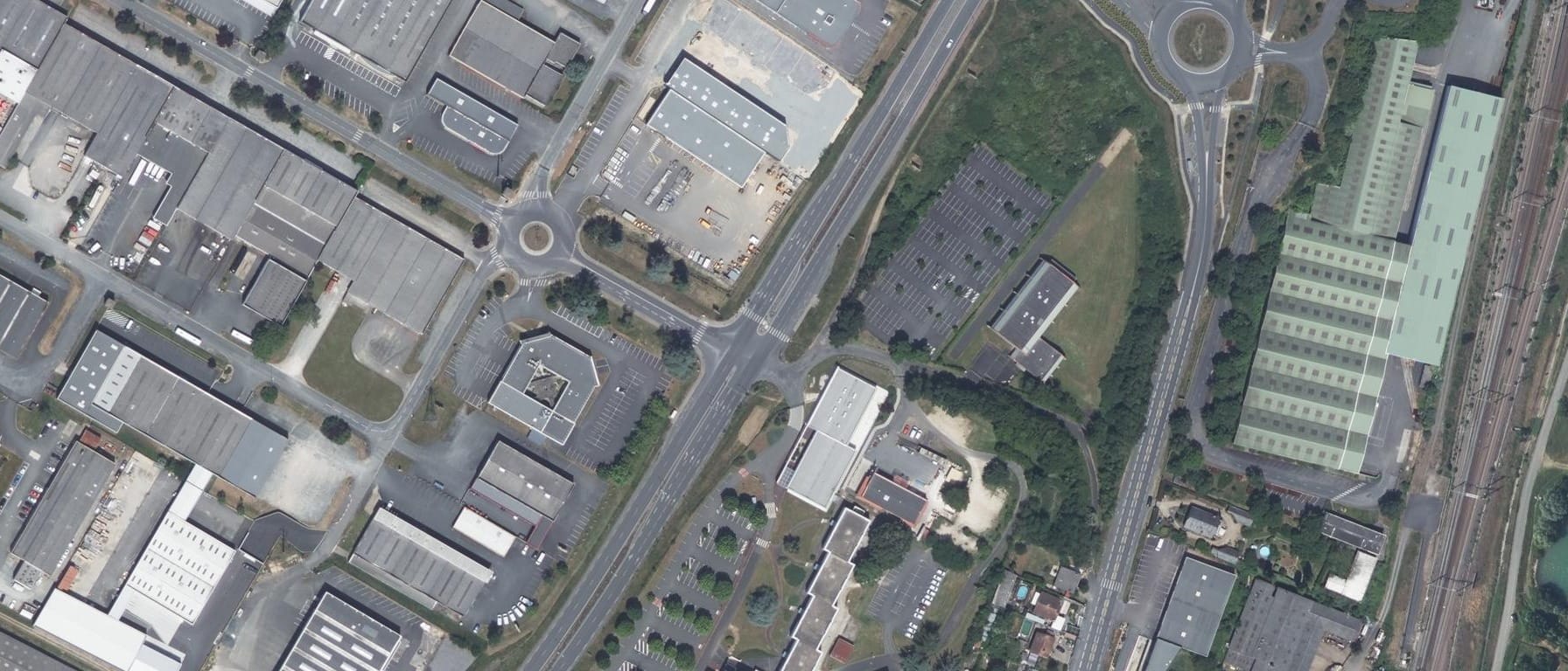 Vue aérienne de CAMPUS 120 - CFA CCI DE LA VIENNE
