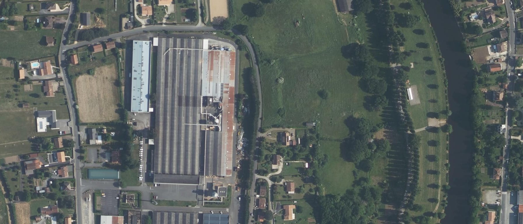 Vue aérienne de CFPPA de Montmorillon