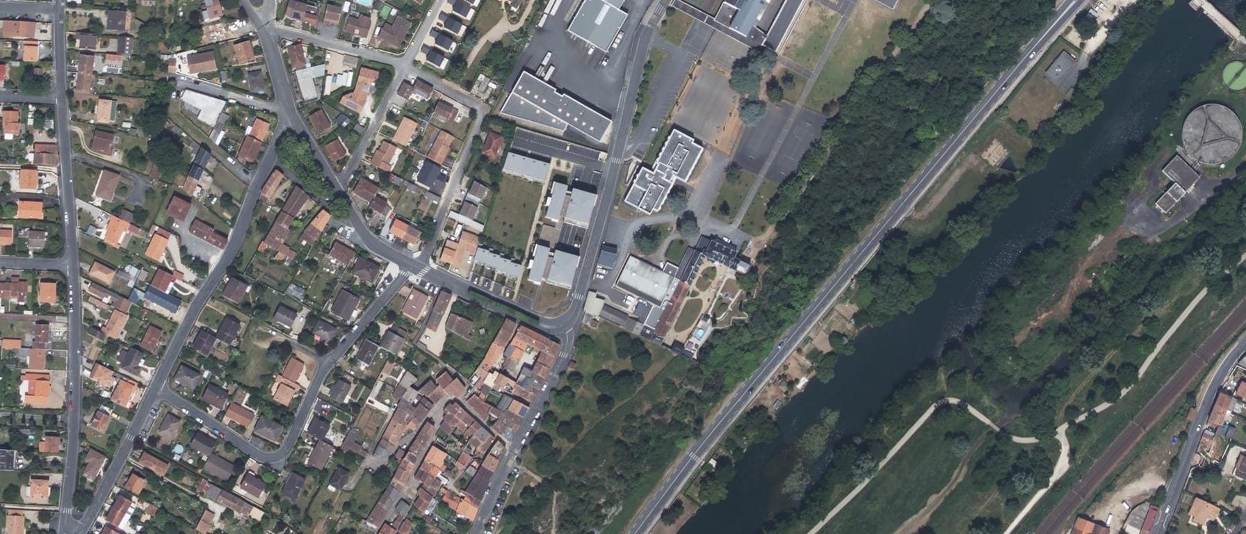 Vue aérienne de CFA Isaac de l'Etoile