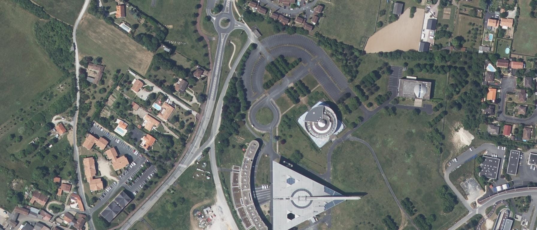 Vue aérienne de Lycée Hôtelier LR - CFA Académique de Poitiers