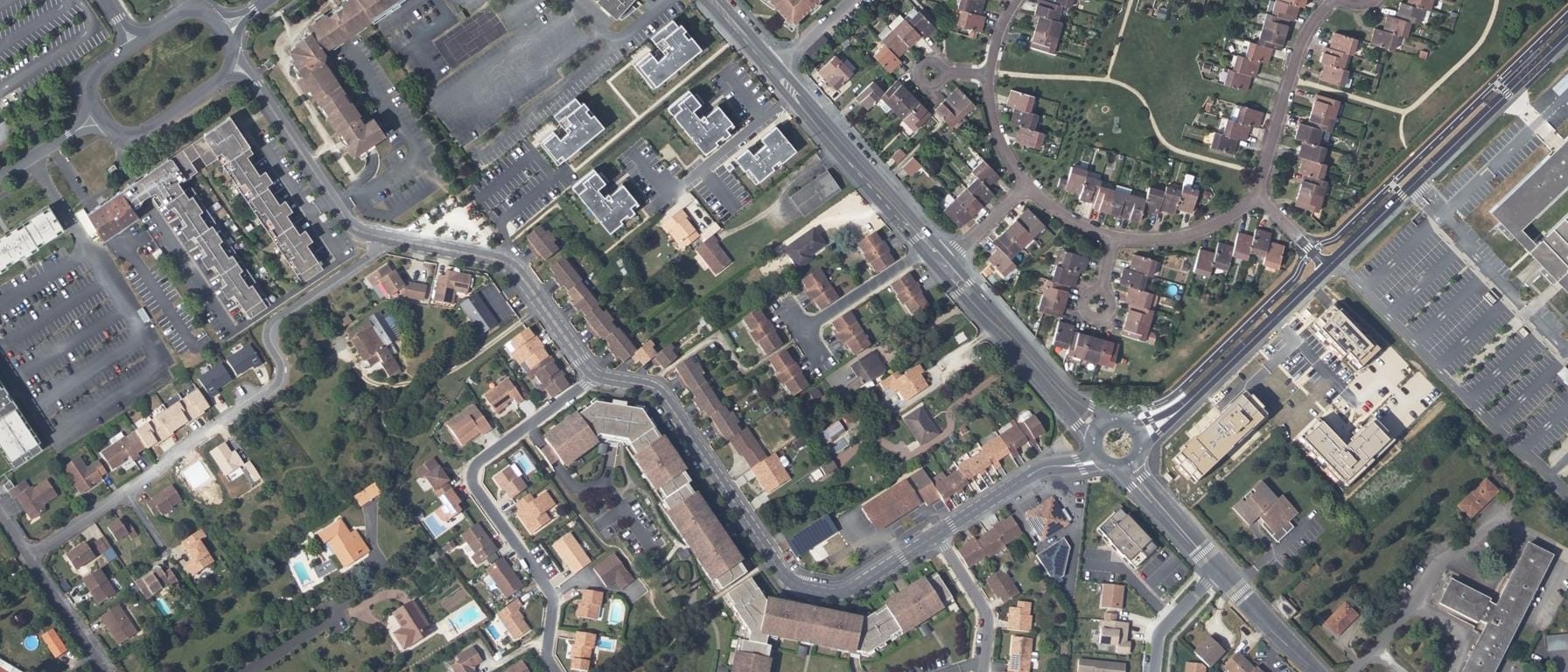 Vue aérienne de IRSS Sport Poitiers