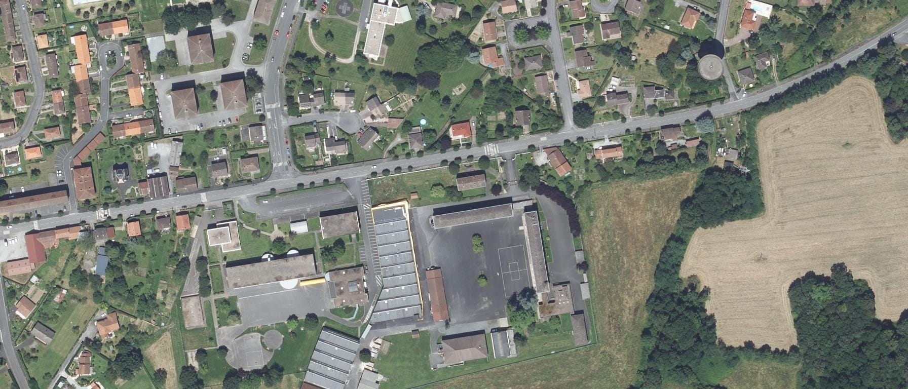 Vue aérienne de Lycée professionnel Martin Nadaud