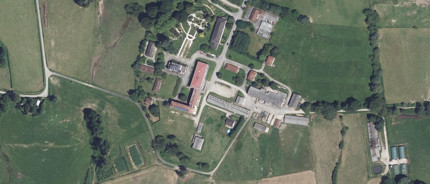 Vue aérienne de Lycée agricole de Limoges les Vaseix