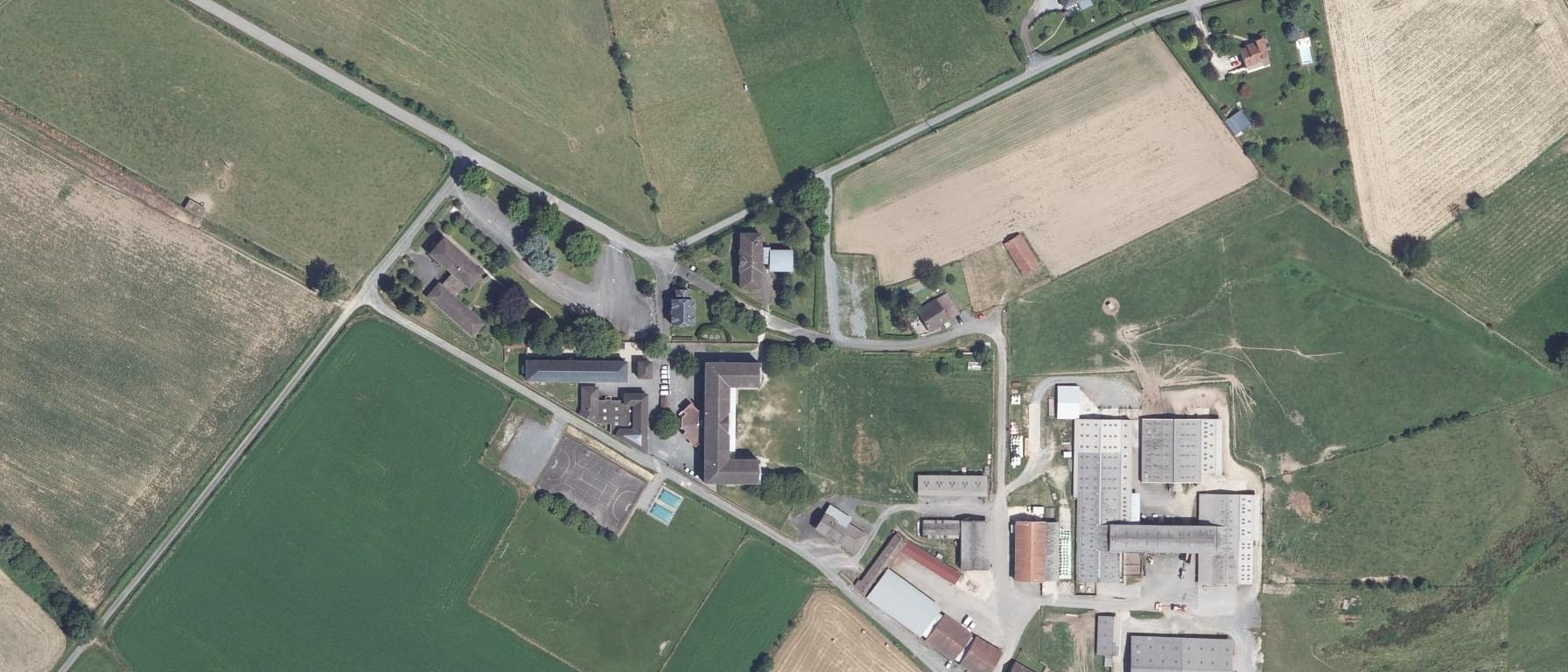Vue aérienne de Lycée professionnel agricole de Saint Yrieix la Perche
