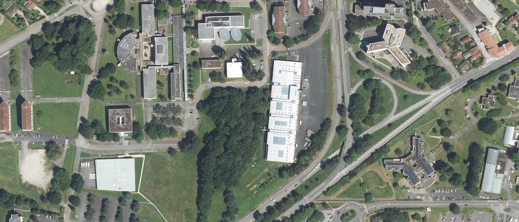 Vue aérienne de Ecole nationale supérieure d'art et de design de Limoges