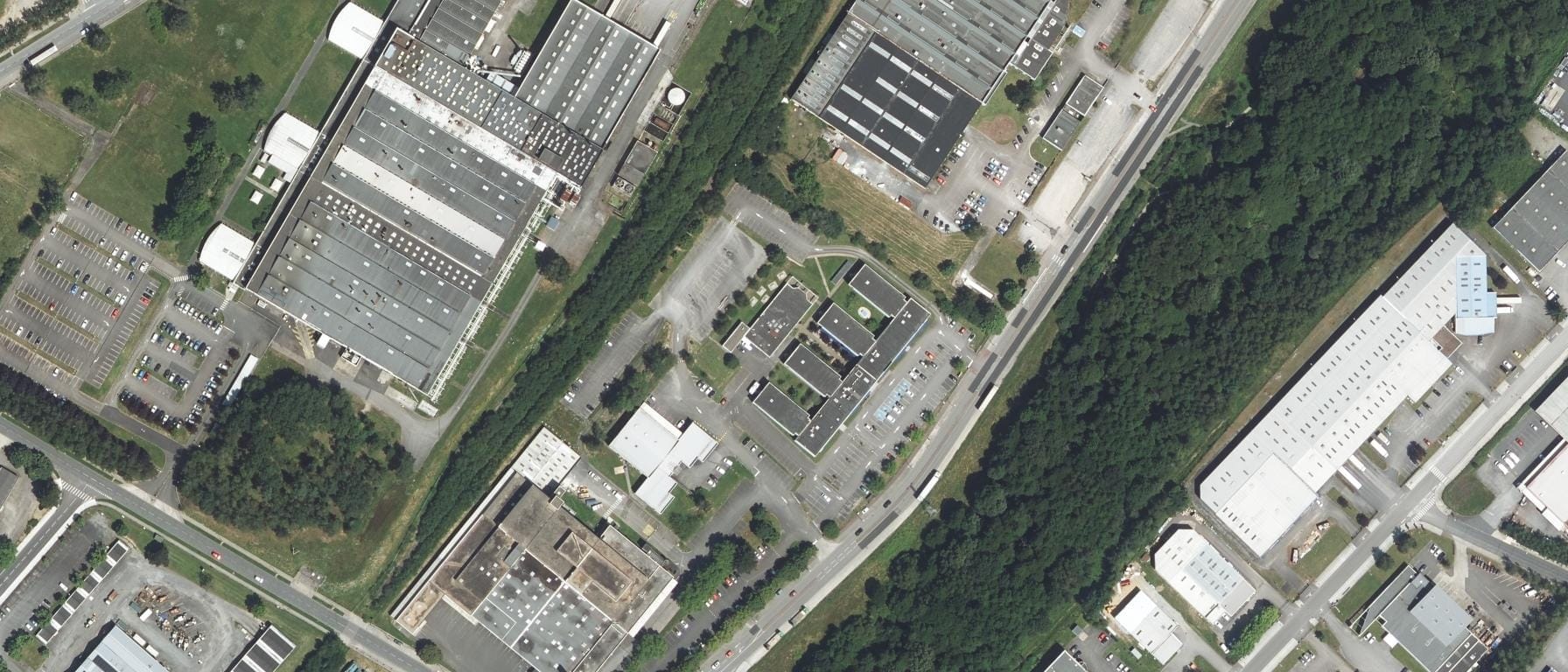 Vue aérienne de ESC LIMOGES