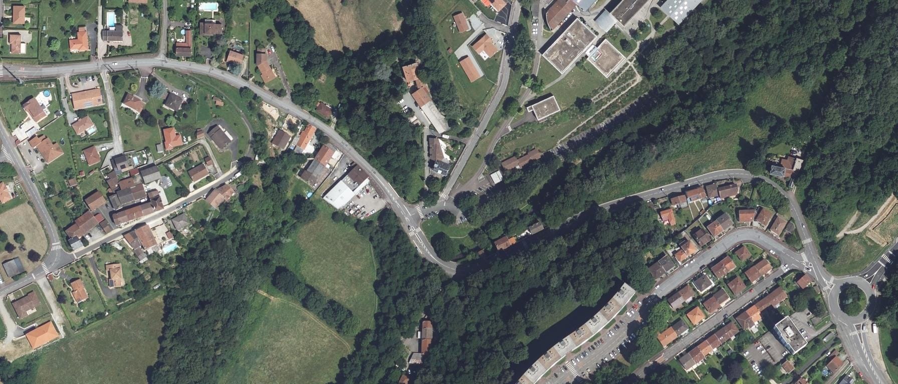 Vue aérienne de CFA Chambre des métiers et artisanat - Le Moulin Rabaud