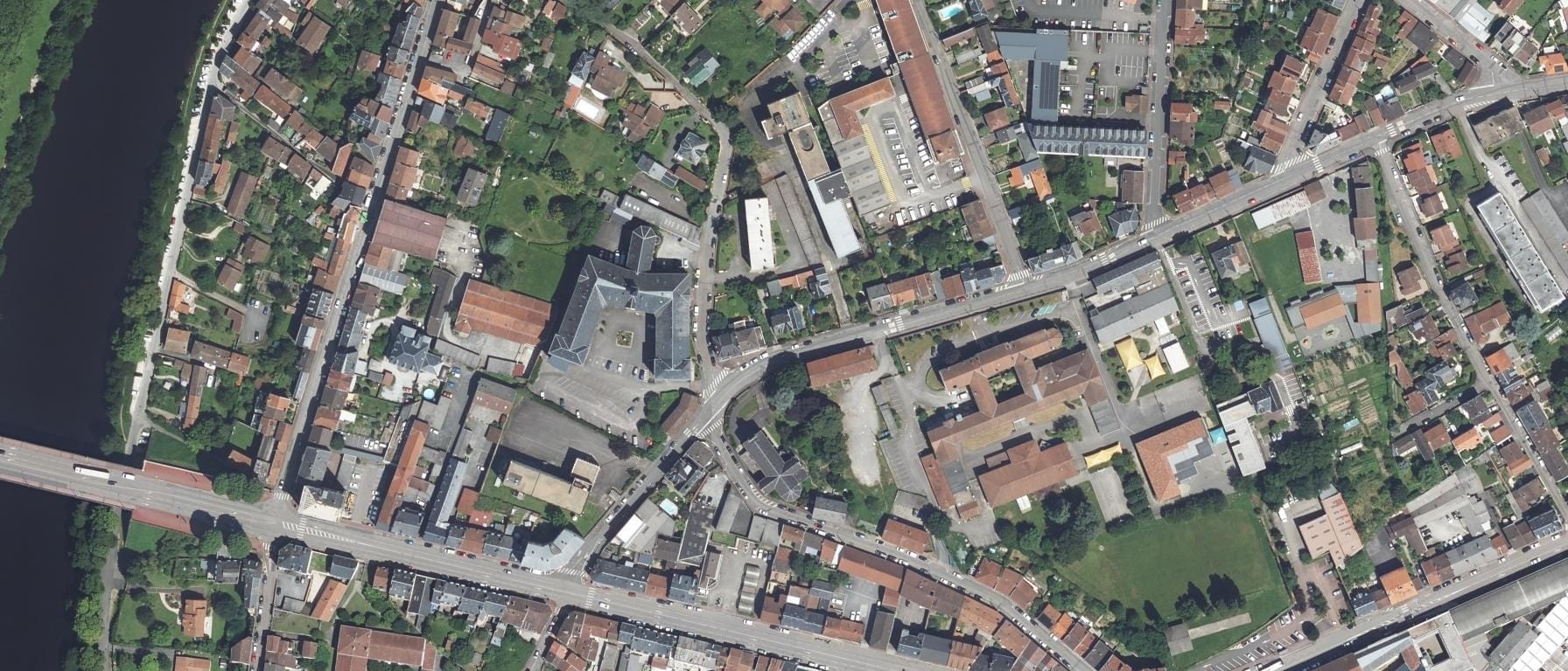 Vue aérienne de Lycée Saint-Jean