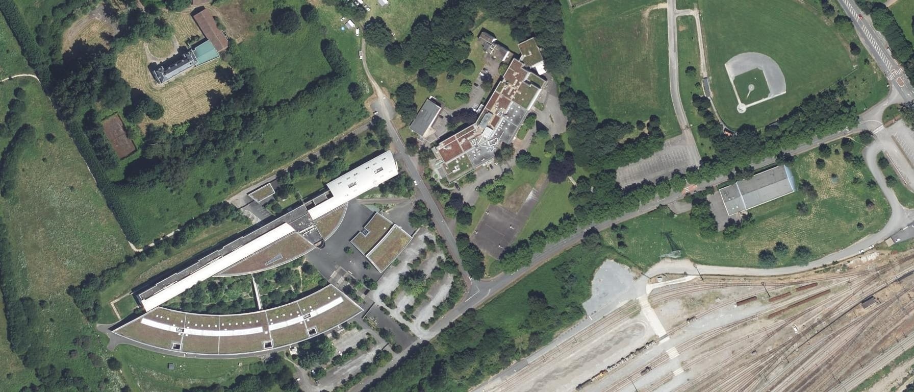 Vue aérienne de Lycée des Métiers - Jean Monnet