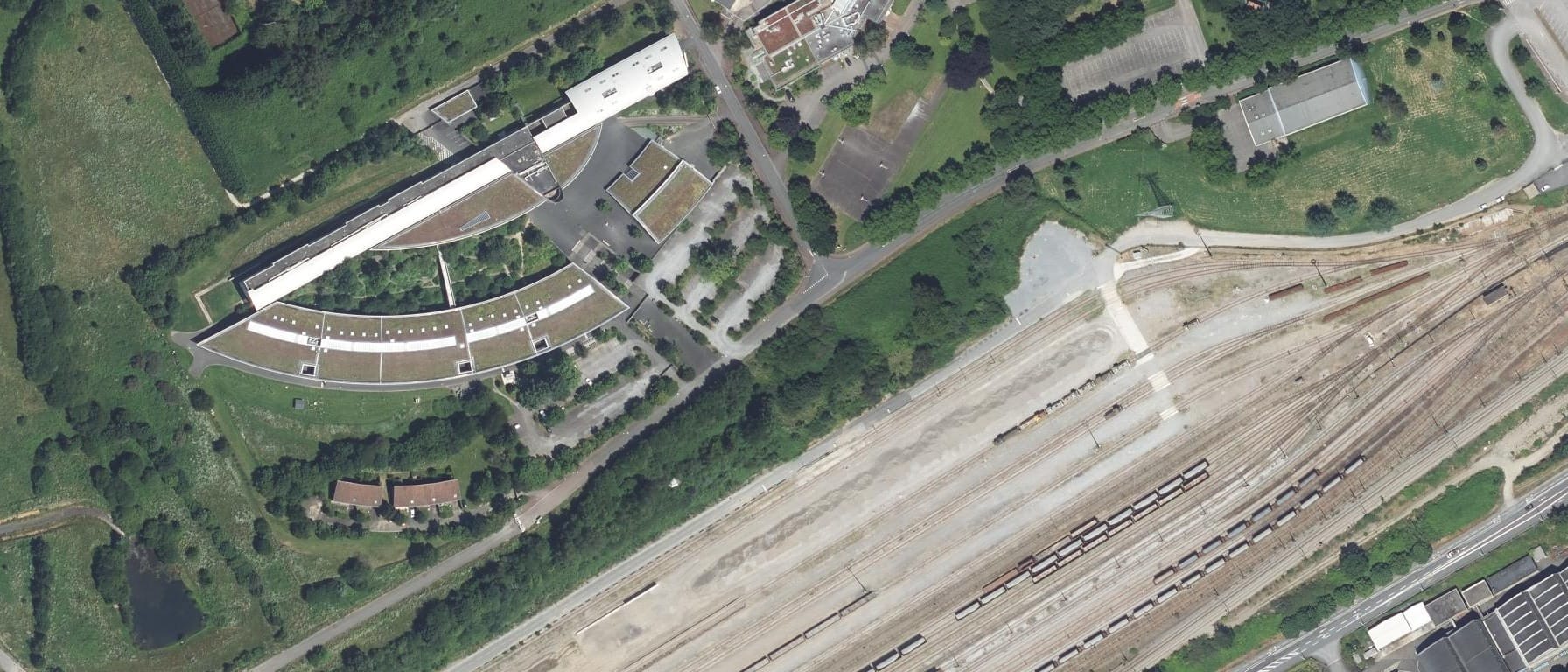 Vue aérienne de Lycée Maryse Bastie