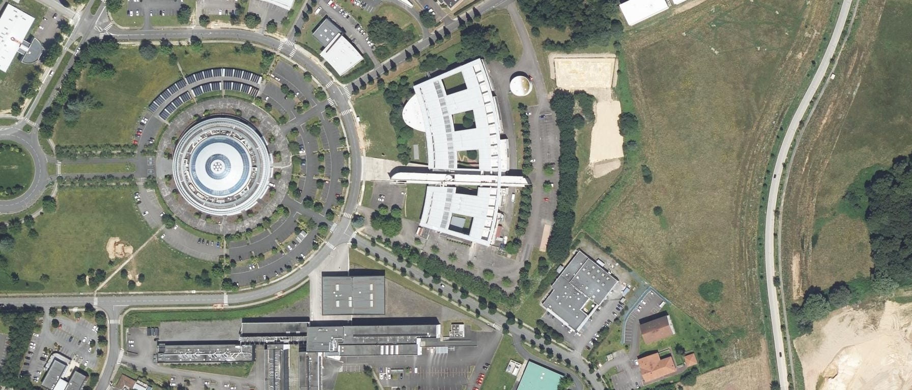 Vue aérienne de ENSIL-ENSCI - Partenaire INSA