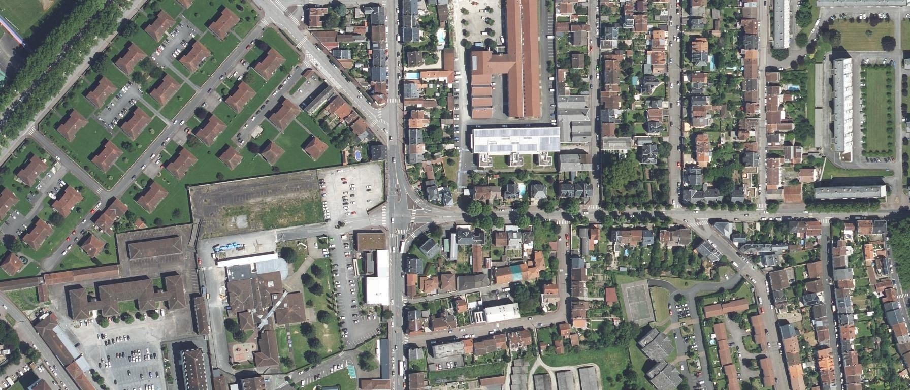 Vue aérienne de CREPS de Poitiers - Antenne de Limoges