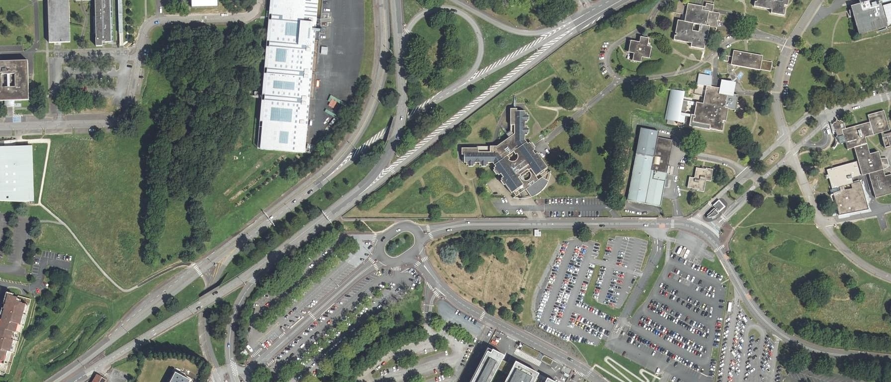 Vue aérienne de IFSI du CHHC-Université de Limoges