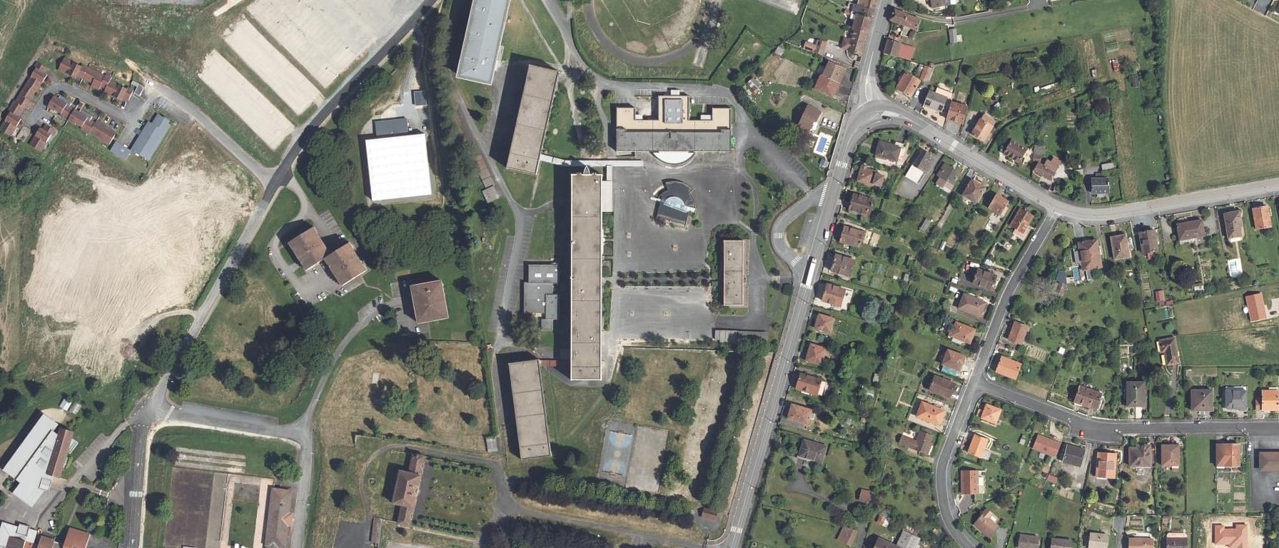 Vue aérienne de IFSI CHU Limoges - Antenne de Saint Yrieix la Perche