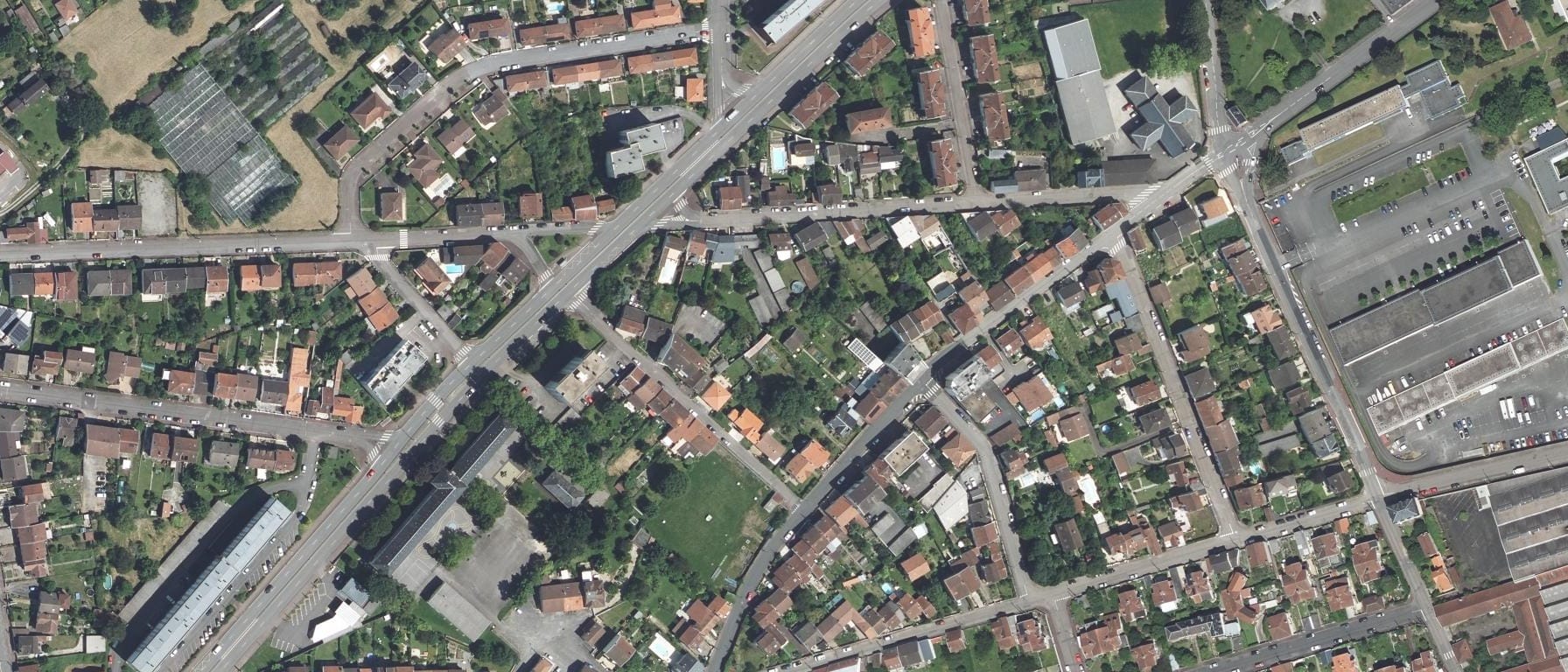 Vue aérienne de OF-CFA ECEMA LIMOGES