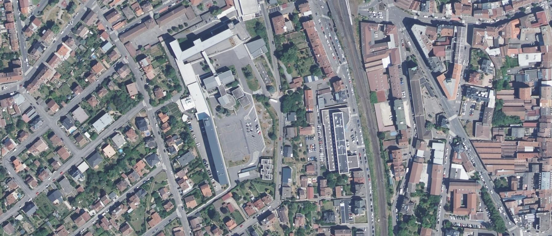 Vue aérienne de Lycée Louis Lapicque
