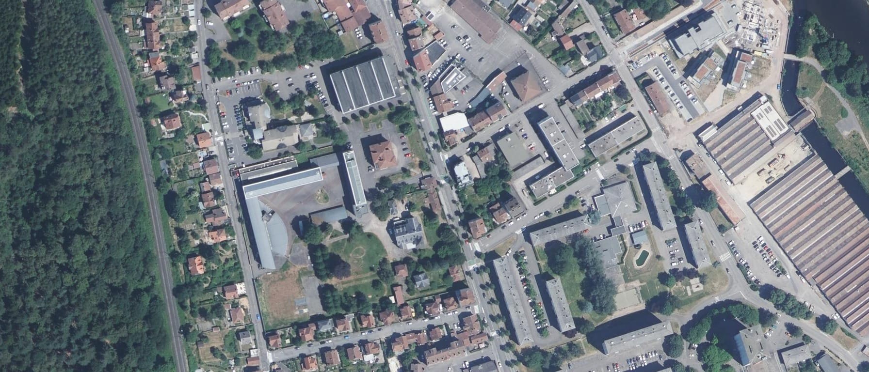 Vue aérienne de Lycée professionnel Isabelle Viviani