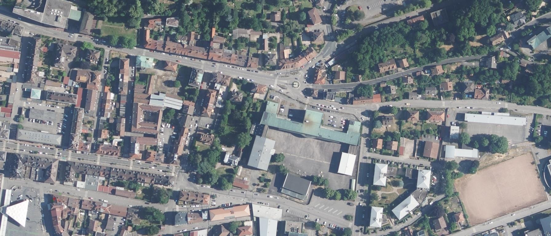 Vue aérienne de Lycée Jules Ferry