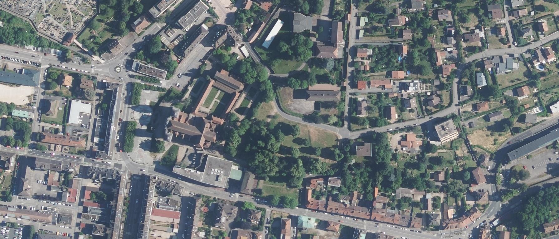 Vue aérienne de Lycée Beau Jardin