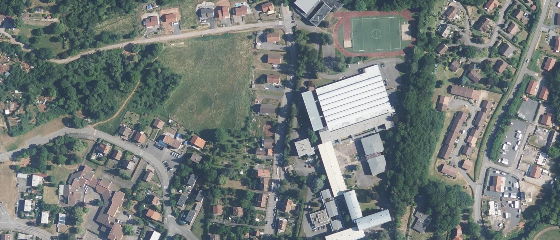 Vue aérienne de Lycée Georges Baumont